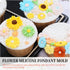 Sunflower Silicone Cookie Biscuit Baking Molds, Decorating Craft Mold