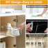 4 PCS Pull Out Rail for Baskets or Bins, Storage and Organization Accessories for Cabinet, DIY Drawer Slides