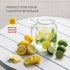 Bormioli Rocco Frigoverre Jug, 68 oz, 2 Liter, Hermetic Lid