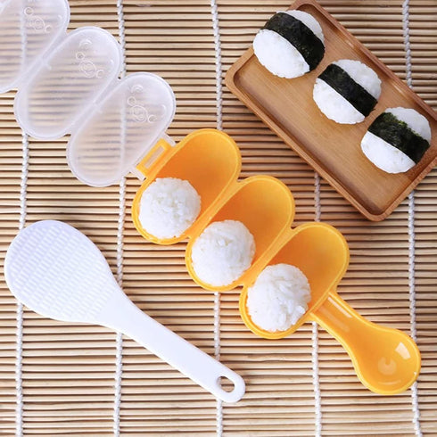 MXY Rice Ball Mould Shaker, Sushi Roll Maker Kitchen Tools for DIY Lunch