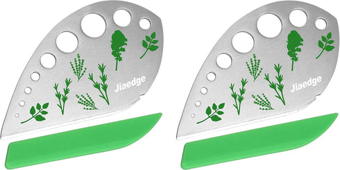 Herb Stripper 9 Holes, 2 Pcs Herbs Destemmer, Stainless Steel Kitchen Gadgets,