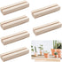 OLYCRAFT 20pcs Wood Place Card Holders for Wedding Party Events Decoration, Table Number Stand Mini Blackboard
