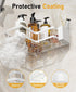 3 Pack Corner Shower Caddy Organizer, Rustproof Corner Shower Shelves, No Drilling Bathroom Corner Shelf with Hooks