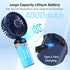Personal Fan, Portable Hanging Neck Fan, 4000mAh USB-C Rechargeable, 5-Speed Modes, Max 16H Run Time (Blue)