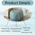 21 Inch Louis Donn UNSTUFFED Moroccan Pouf Ottoman Cover, Handmade Faux Leather Foot Stool, Round Storage Poof Cover