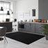 Keeko Soft Area Rugs for Bedroom Living Room, 2x3 Black Modern Low Pile Fluffy Small Rug Door Mat