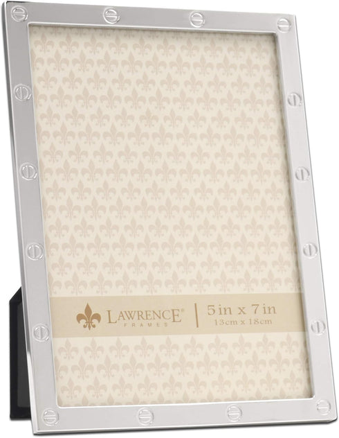 Lawrence Frames Metal Frame, Elegance, Silver, 5x7