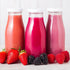 11oz Set 12 YEBODA Glass Milk Bottles with Reusable Metal Twist Lids and Straws for Beverage Glassware and Drinkware