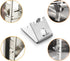 16 Piece Set of 920158 Refrigerator Shelf Replacement Clip Brackets, Stainless Steel Hook Rack Clips for Freezer