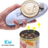 Kitchen Mama Auto Electric Can Opener, Safe, Easy One Touch, Battery Operated, Cordless, for Seniors with Arthritis
