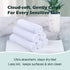 TEAWOO 50 Pack, 12x12 inches White Washcloths Bulk Highly Absorbent & Quick Drying Face Towels, Premium Quality Soft