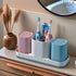 Set Toothbrush Holder for Bathroom, Kids Toothbrush Holder with Cups, Electric Toothbrush Holder for Bathroom Decor