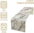 ShiTingYu 13x36 Inch Marble Table Runner Gold Grey Table Dresser Runners Modern Table Coffee Table Runner for Home