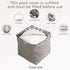 45x45 Louis Donn Unstuffed Storage Pouf Ottoman Cover Cotton Linen DIY Decorative Footrest for Living Room Bedroom Home