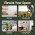 10 44pcs Set Herb Garden Planter Indoor Kit, Complete Kitchen Herb Starter Including Burlap Pots, Markers, Soil Discs