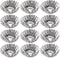 12 Pcs Aluminum Alloy Cake Pie Tins Mini Tart Pie Pan for Baking Cake, Cup, and Jelly Mold