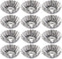 12 Pcs Aluminum Alloy Cake Pie Tins Mini Tart Pie Pan for Baking Cake, Cup, and Jelly Mold