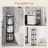 4 34 24 107 cm/13 9.5 42 inch Lifewit Floor Standing Shower Caddy Corner, Tier Plastic Shower Stand Rack