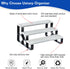 Dresser,3 Countertop Width=11.2") Perfume Organizer for Tier Cologne Stand for Women,Makeup Organizers