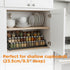 3-Tier 16"-29" Spice Rack Organizer for Kitchen Cabinet or Pantry, Expandable Spice Organization Shelf, Seasoning