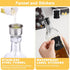 MEIDAYAI 2 Set 2 4 Labels,1 1 Olive Oil Dispenser Bottle, Pcs Glass Oil Bottle for Kitchen, Oil and Vinegar Dispenser