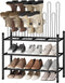 STO STO Detachable Shoe and Boot Rack Organizer, Metal Stackable Boot Rack