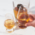 Viski Footed Crystal Scotch Glasses, Set of 2, Premium Liquor Drinking Glass, 8 oz Whiskey Bourbon Gift Set