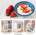 Hoxxu 1100ml Greek Yogurt Strainer, Multi Yoghurt Maker Strainer with Fine Mesh Bag & Lid for Thick Greek Yogurt