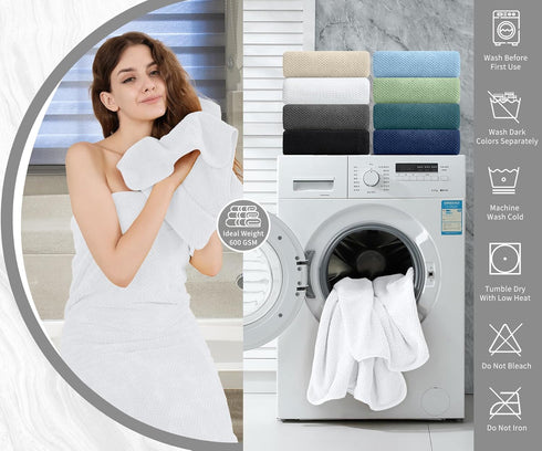 Set 4 (35"x70"),Oversized Set Extra Large Bath Towel of Bath Sheet Super Soft Highly Absorbent Jumbo Bathroom Towel