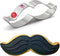 Ann Clark Cookie Cutters Mustache Father's Day Cookie Cutter - 5.25", Made in USA
