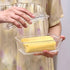 Countertop, 6.5" Clear Glass Butter Dish with Lid for Crystal Butter Dish with Cover, Covered Butter Tray
