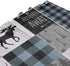 Rustic Shower Curtain Lodge Bear Moose Deer Quick Dry Bath Curtain, Machine Washable Bathroom Accessories (72x72 Inch)