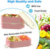 Bento Box Adult Lunch Box, Stackable 3 Layers Large Capacity Lunch Containers, Microwave and Dishwasher Safe Food Grade Containers with Utensils, Dividers and Sauce Boxes for Men, Women, Kids