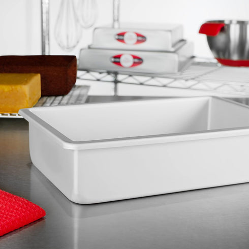 Fat Daddio's Anodized Aluminum Sheet Cake Pan, 7 x 11 x 3 Inch, POB-7113