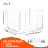 Extra Large Trash Bag Dispenser Roll Holder, Wall Mount Acrylic Garbage Bag Dispenser Roll Holder for Kitchen Cabinet