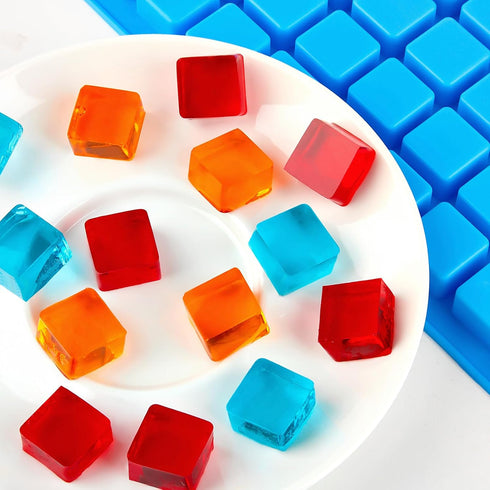 JOERSH Square Silicone Candy Molds, 252 Cavity for Hard Candy, Gummy, Chocolate, Caramels, Ice Cubes