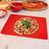 Silicone Pyramid Pan, 16 x 11 inches Large Red Baking Mat, Cooking Pan Oven Tray, 2 Pack