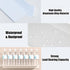 30cm, 2 Pack, HNVNER White Adhesive Shower Caddy Floating Bathroom Shelves for Wall Metal Bathroom Wall Shower Shelves