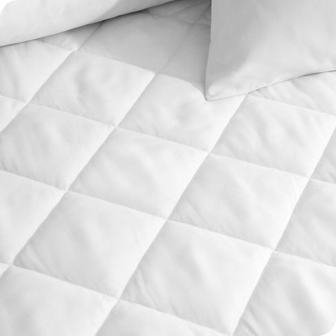 Bare Home King Waterproof Quilted Mattress Pad - Cooling Mattress Topper, Elastic Fitted Cover, Washable, 15 Inches Deep
