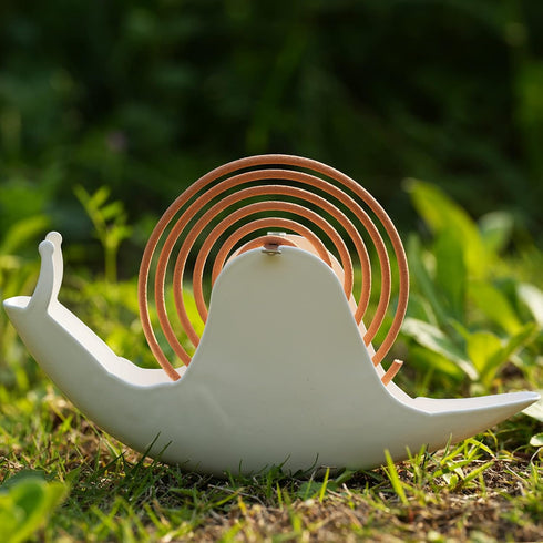 Snail Mosquito Coil Holder - Iron Metal Fireproof Incense Burner Bracket for Home Office Bedroom Decor