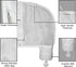 280 480 (4 Pack, 280 Pool Cleaner Replacement Filter Bag Fits for Polaris and Pool Cleaner All Purpose Bags Zipper