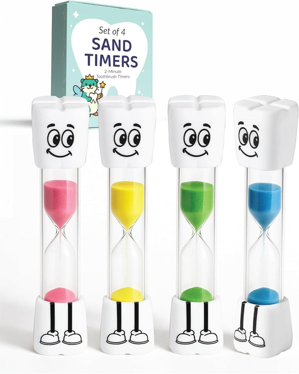 Toothbrush Timer for Kids - 2 Minute Sand Timer for Brushing Teeth