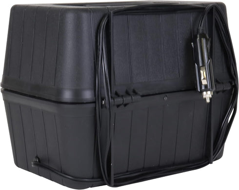 12V 1.6 (1.5 6 (1.8m) 300F (149C) Koolatron Heating Lunch Box Stove, Qt L) Black ft Power Cord Heats to Built-In Cord