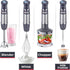 Mueller Multistick 800W Handheld Immersion Blender, 12 Speed Mixer with Turbo Boost, Copper Motor, Titanium Blades