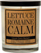 CEDAR CRATE MARKET Lettuce Romaine Calm Scented Soy Candle, 10 Oz. Glass Jar, Citrus, Lavender, Woody