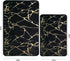 Eanpet Marble Bathroom Rugs, Nonslip Black Gold Ultra Soft Washable Bath Mats for Bathroom Floor