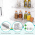 2-Pack Acrylic Corner Shower Shelves, Adhesive Shower Caddy Organizer for Bathroom Storage Home Decor, Clear Rustproof