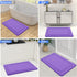 Grandaily Memory Foam Bath Mat Rug - 30x20 Ultra Soft Non-Slip Absorbent Bathroom Rug for Shower, Purple