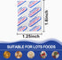 100 Packs 100CC Oxygen Absorbers (10 Packs of 10), Food Grade Oxygen Absorbers for Long Term Food Storage in Vacuum Bag, Applicable to Mason Jars, Vacuum Storage Bags by auhanth