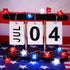 4th 13 40 BOHON of July Decorations Battery Operated String Lights with Remote Timer ft LEDs Red White and Blue Lights